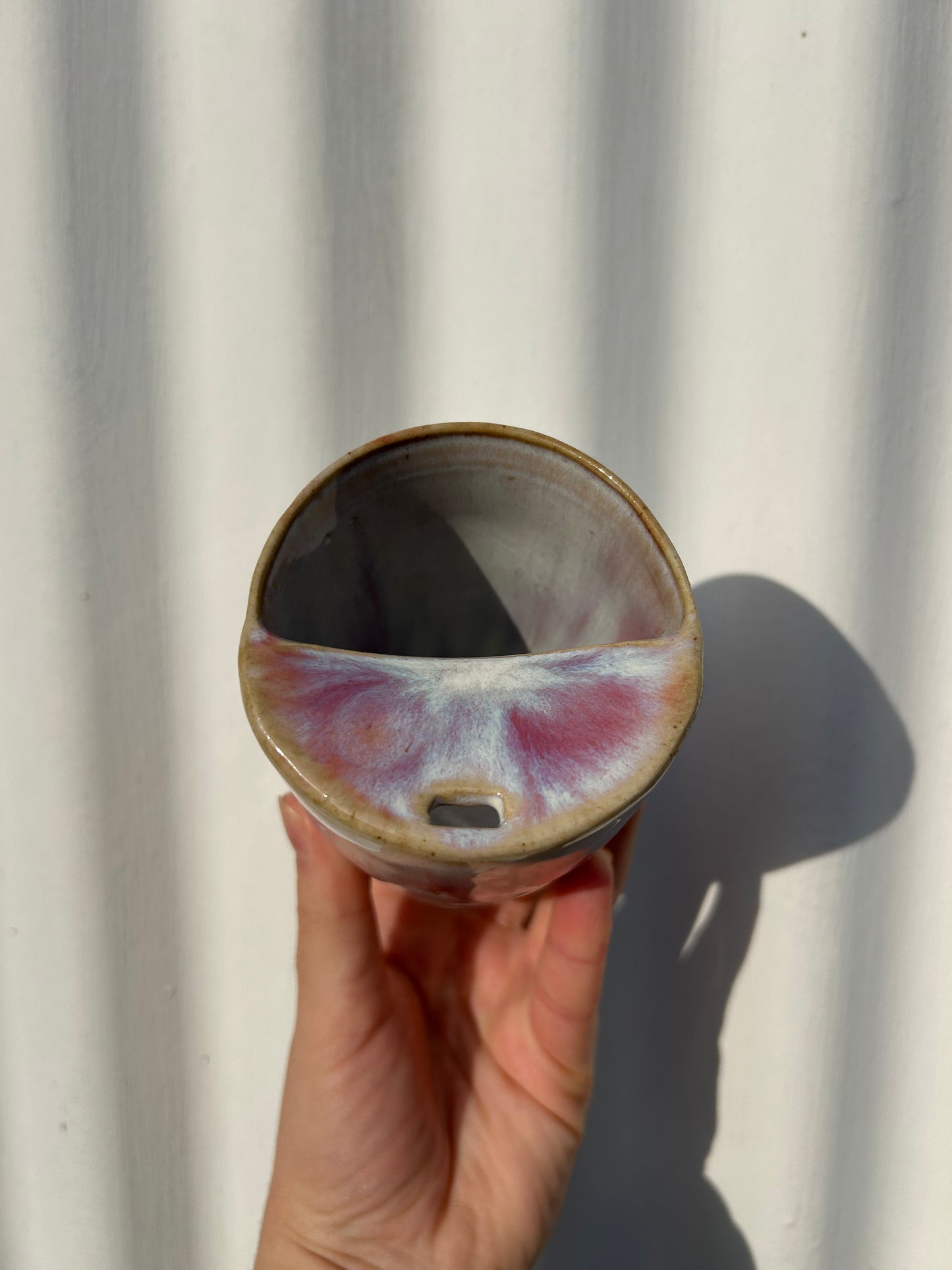 MADE TO ORDER : Baby Pink Handmade Travel Cup