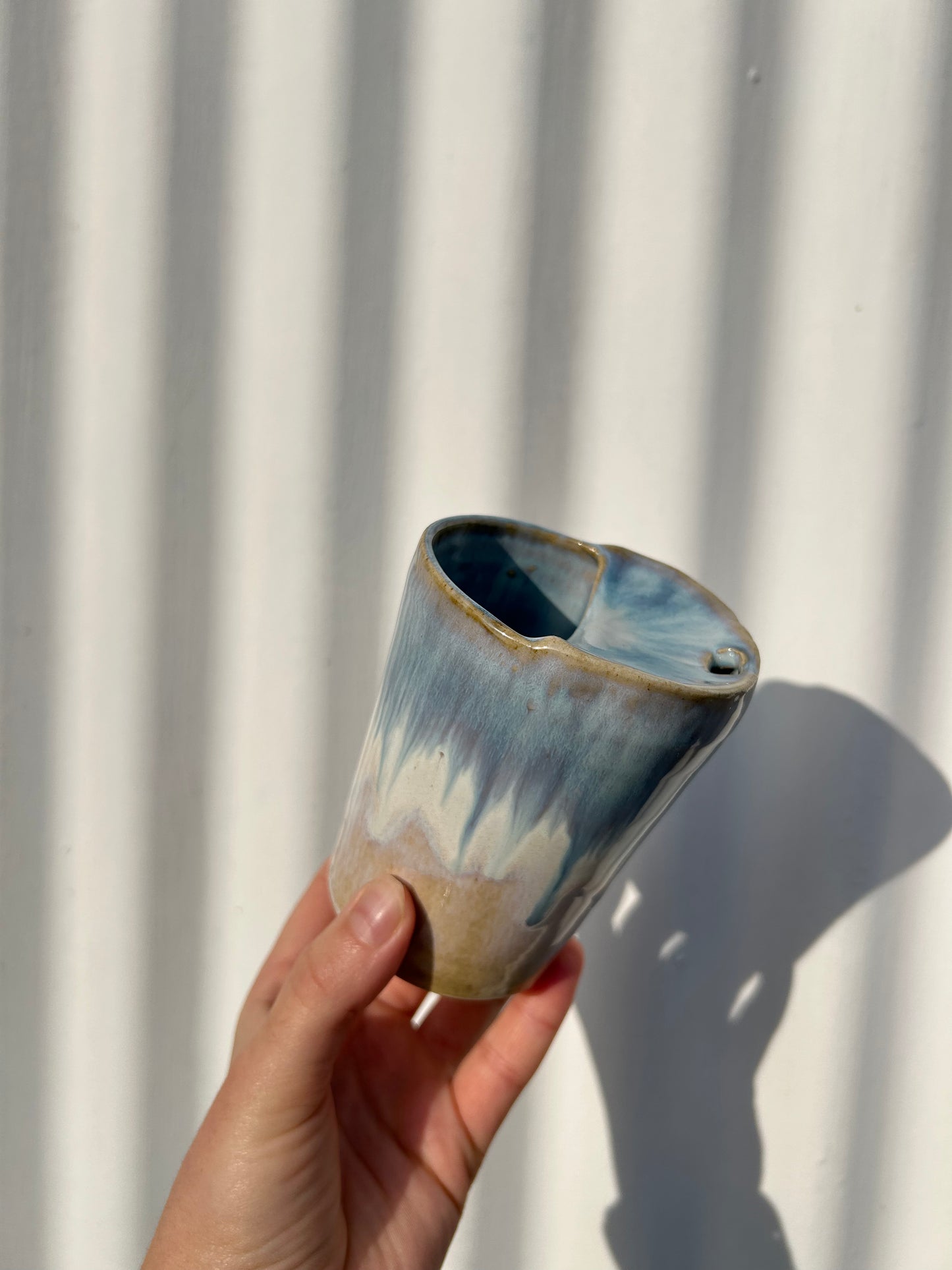MADE TO ORDER : Blue Ocean Handmade Travel Cup