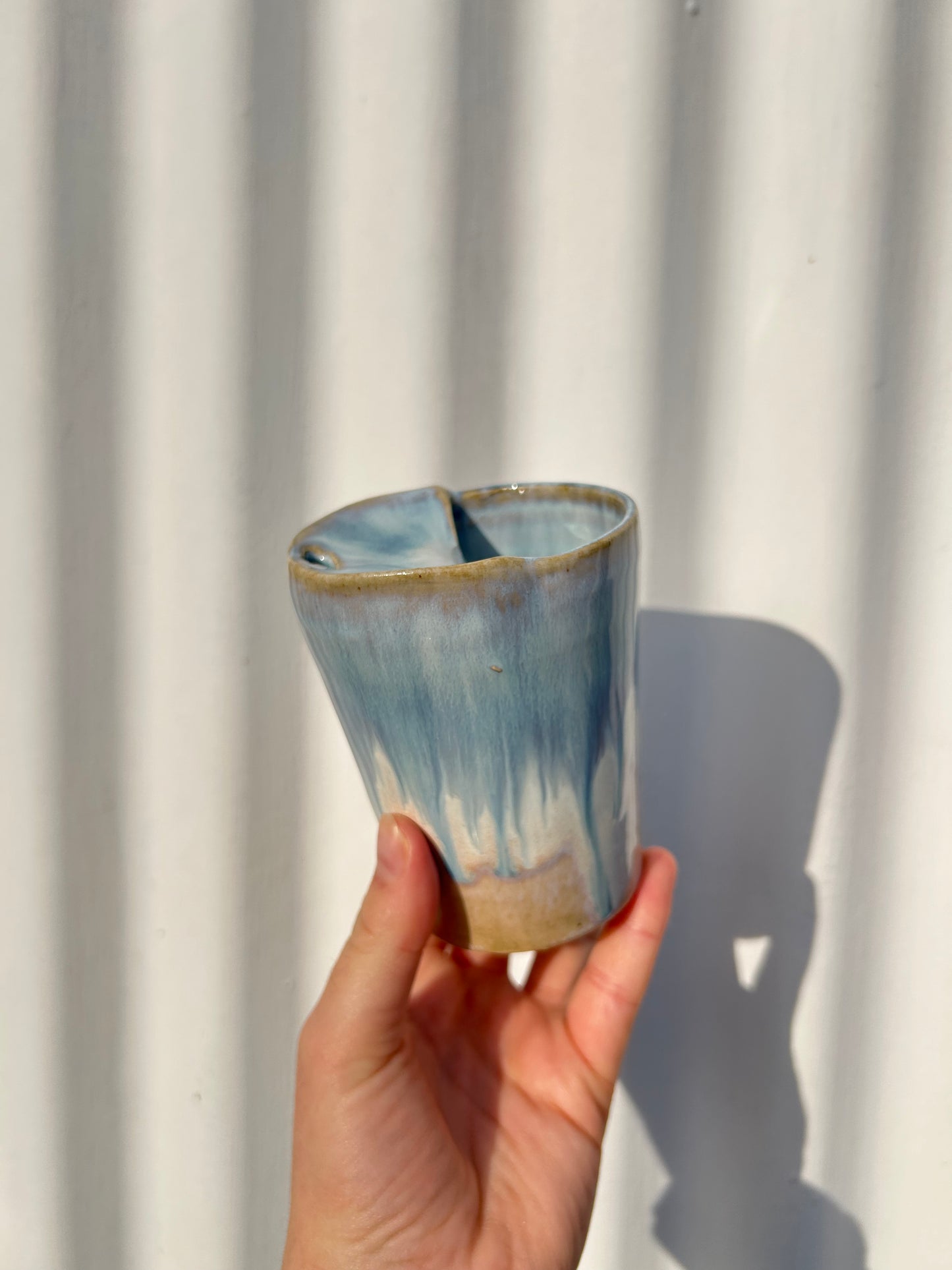 MADE TO ORDER : Blue Ocean Handmade Travel Cup