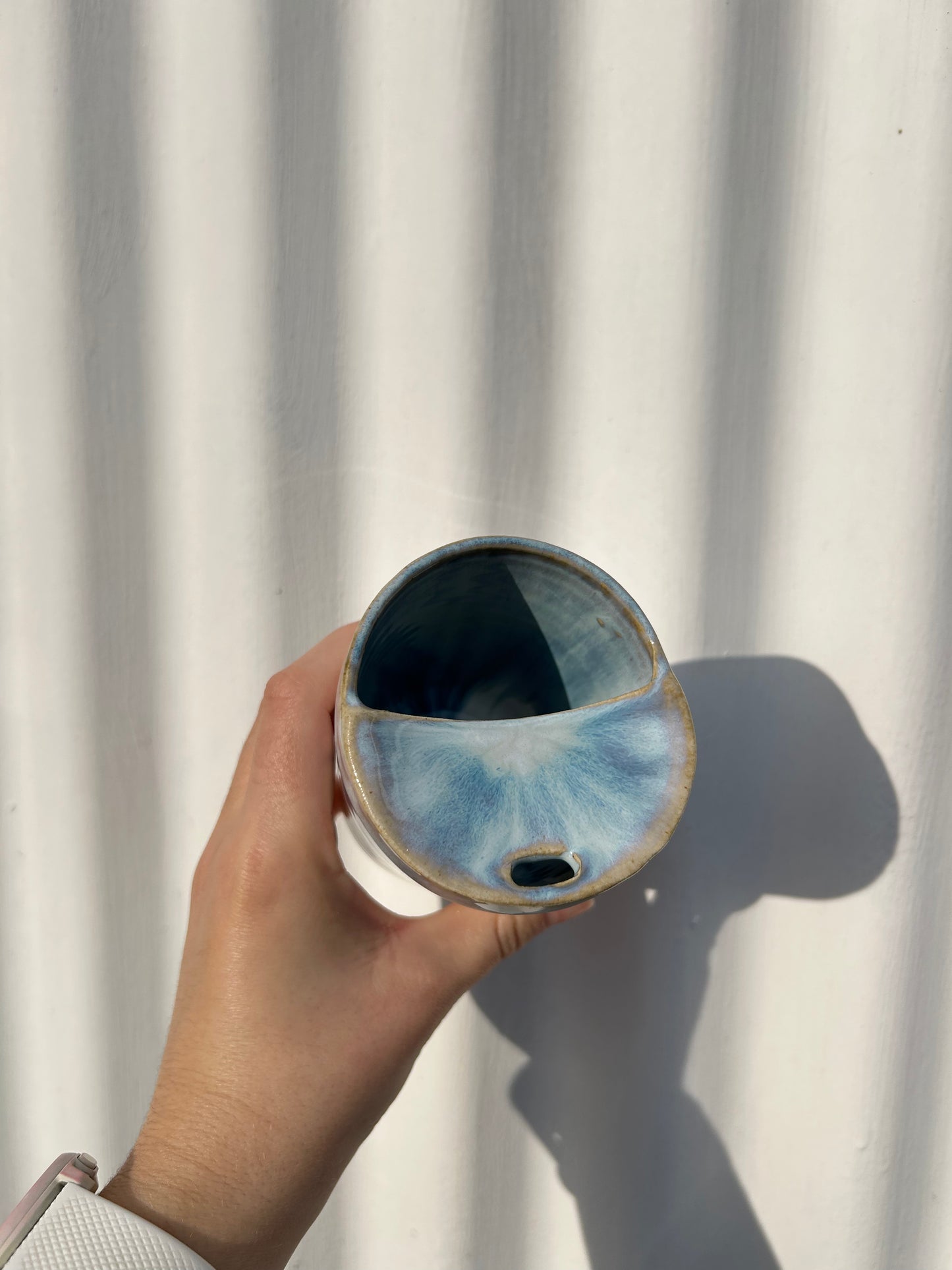 MADE TO ORDER : Blue Ocean Handmade Travel Cup