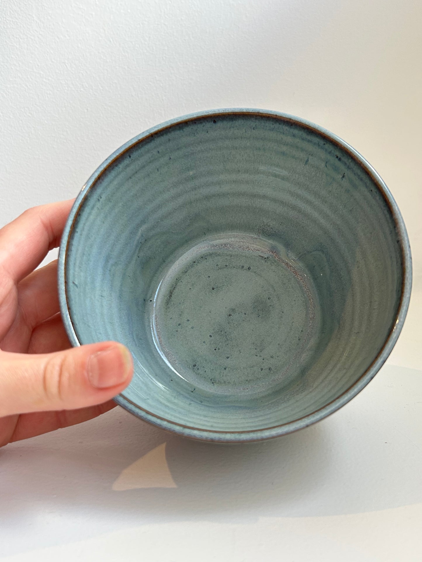 Speckle Blue Breakfast Bowl