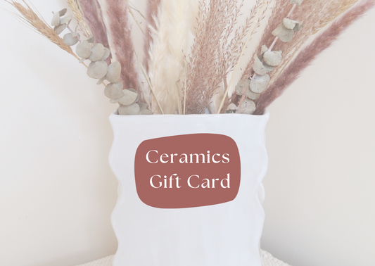 Fernweh Ceramics Pottery Gift Card