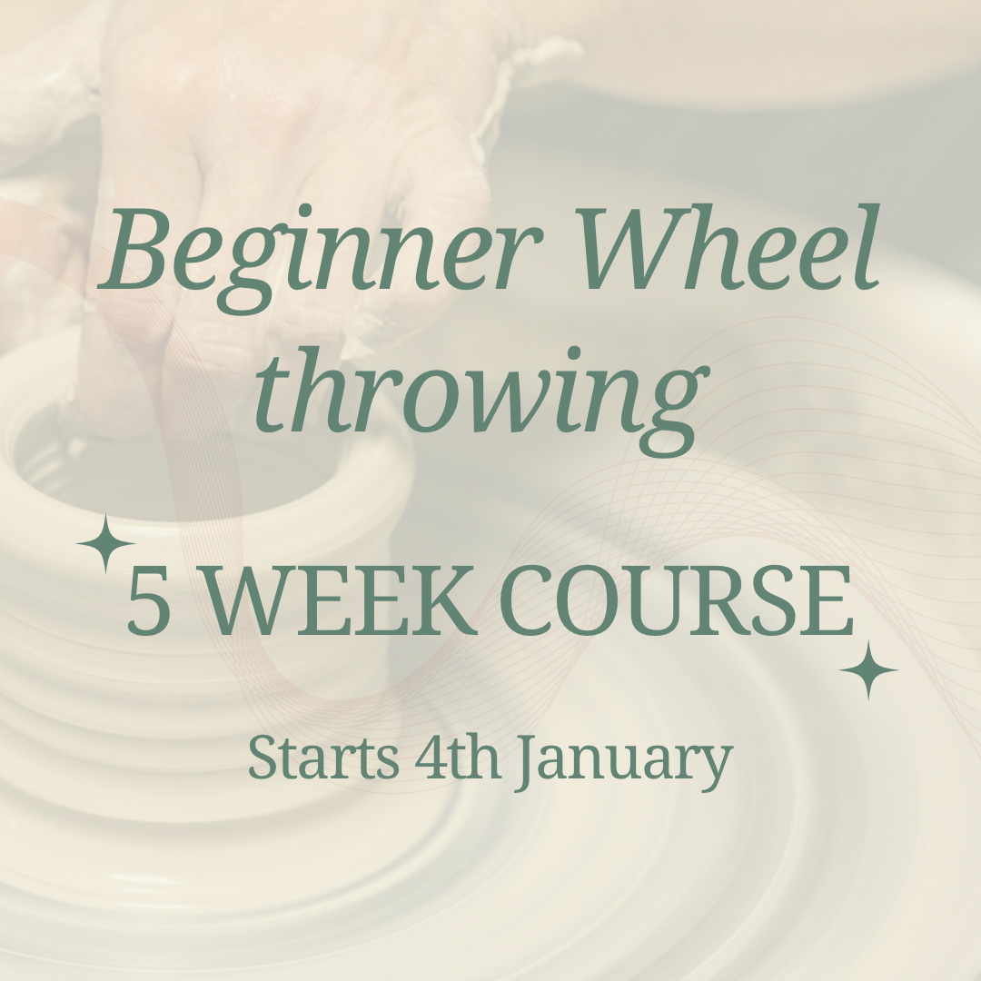 Pottery Class Edinburgh -JANUARY 5 Week Beginner Wheel Throwing Course