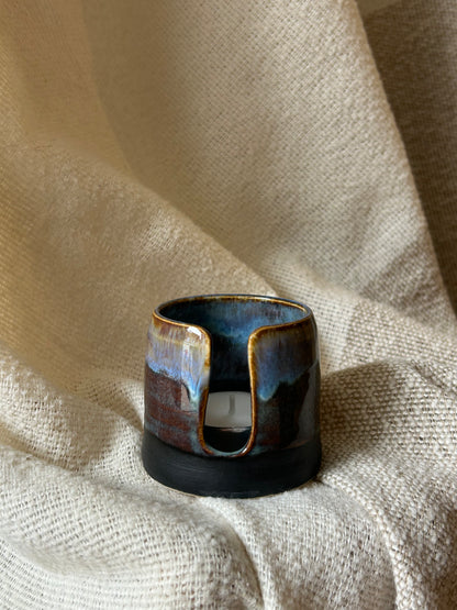 Dark Sea Tealight Holder