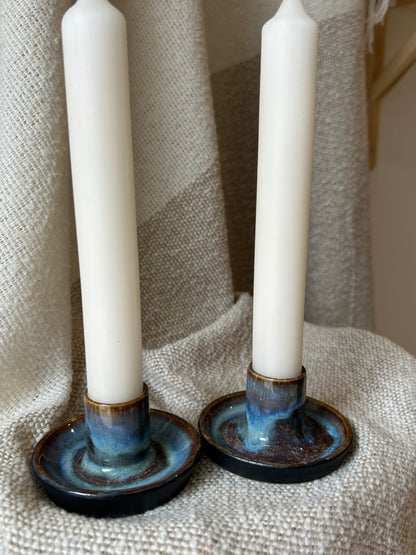 Dark Sea Candlestick Holder