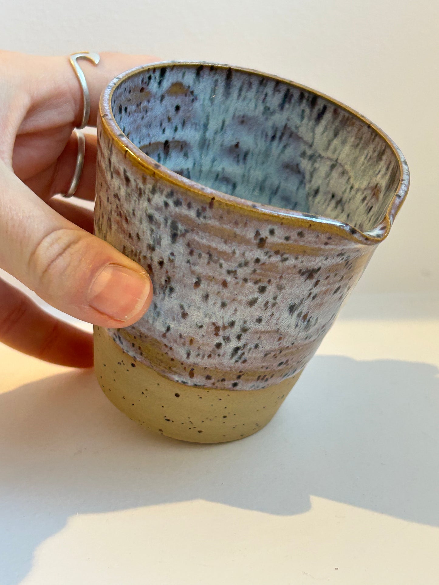 Lavender Speckle Jug