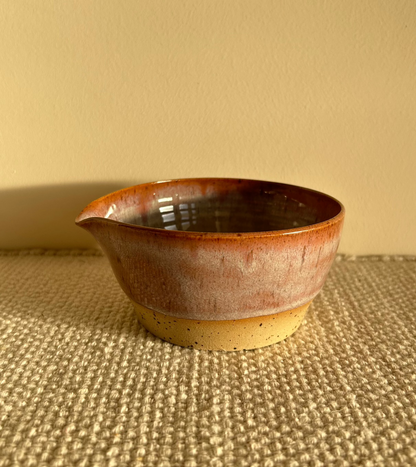 MADE TO ORDER : Speckled Pink Matcha Bowl