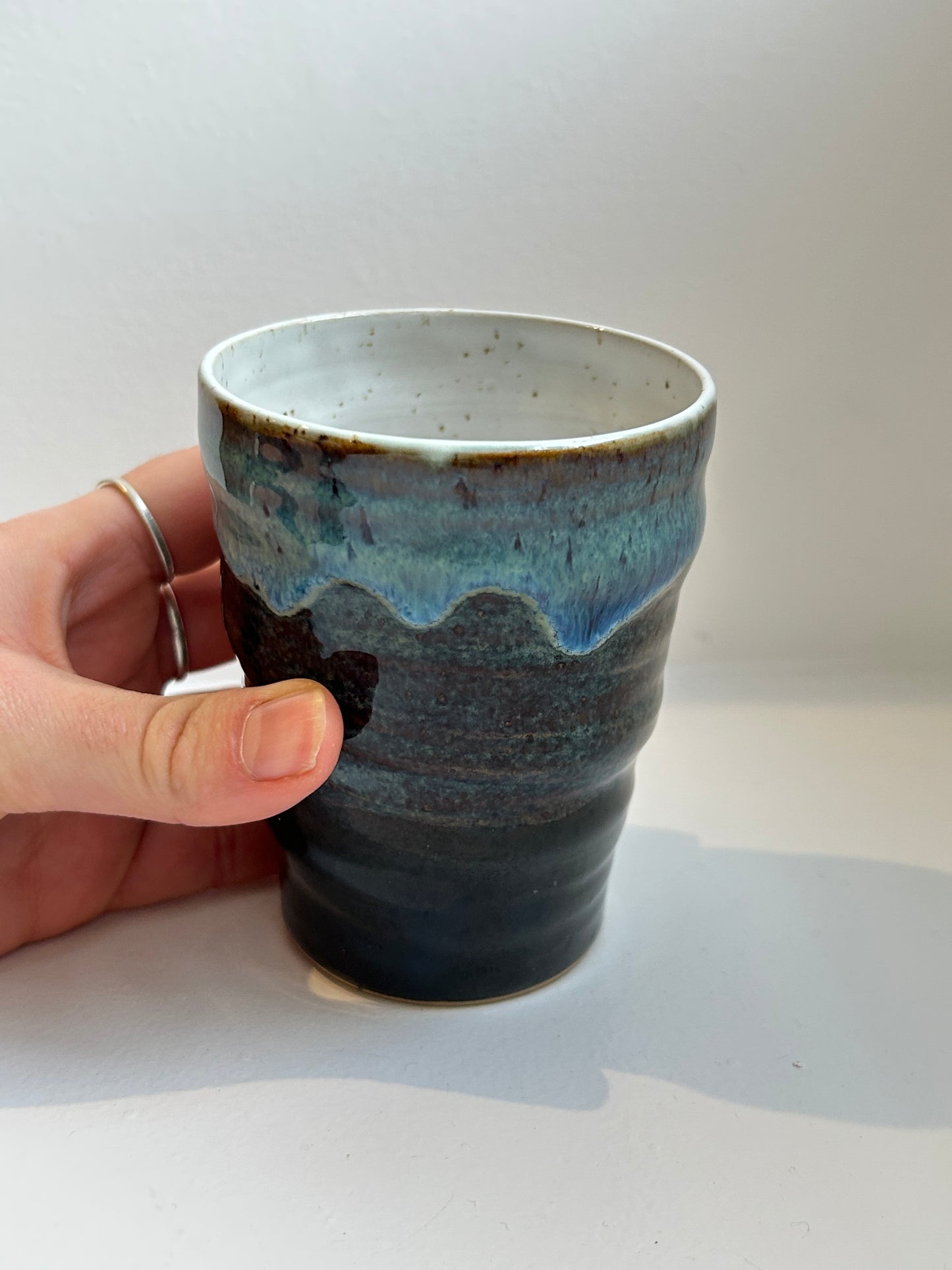 Midnight Mountains Swirl Cup