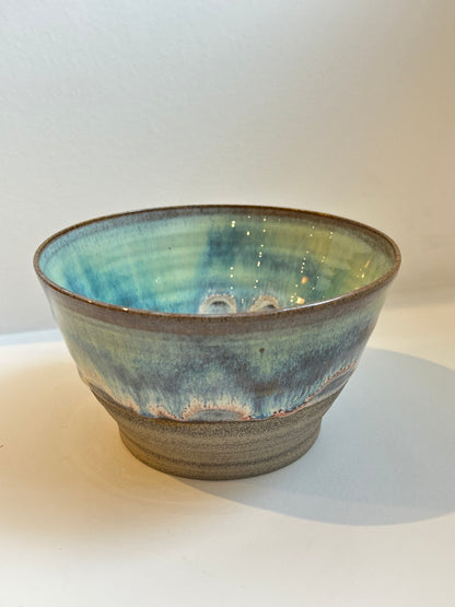 Grey Sea Green Soup Bowl (Taller)