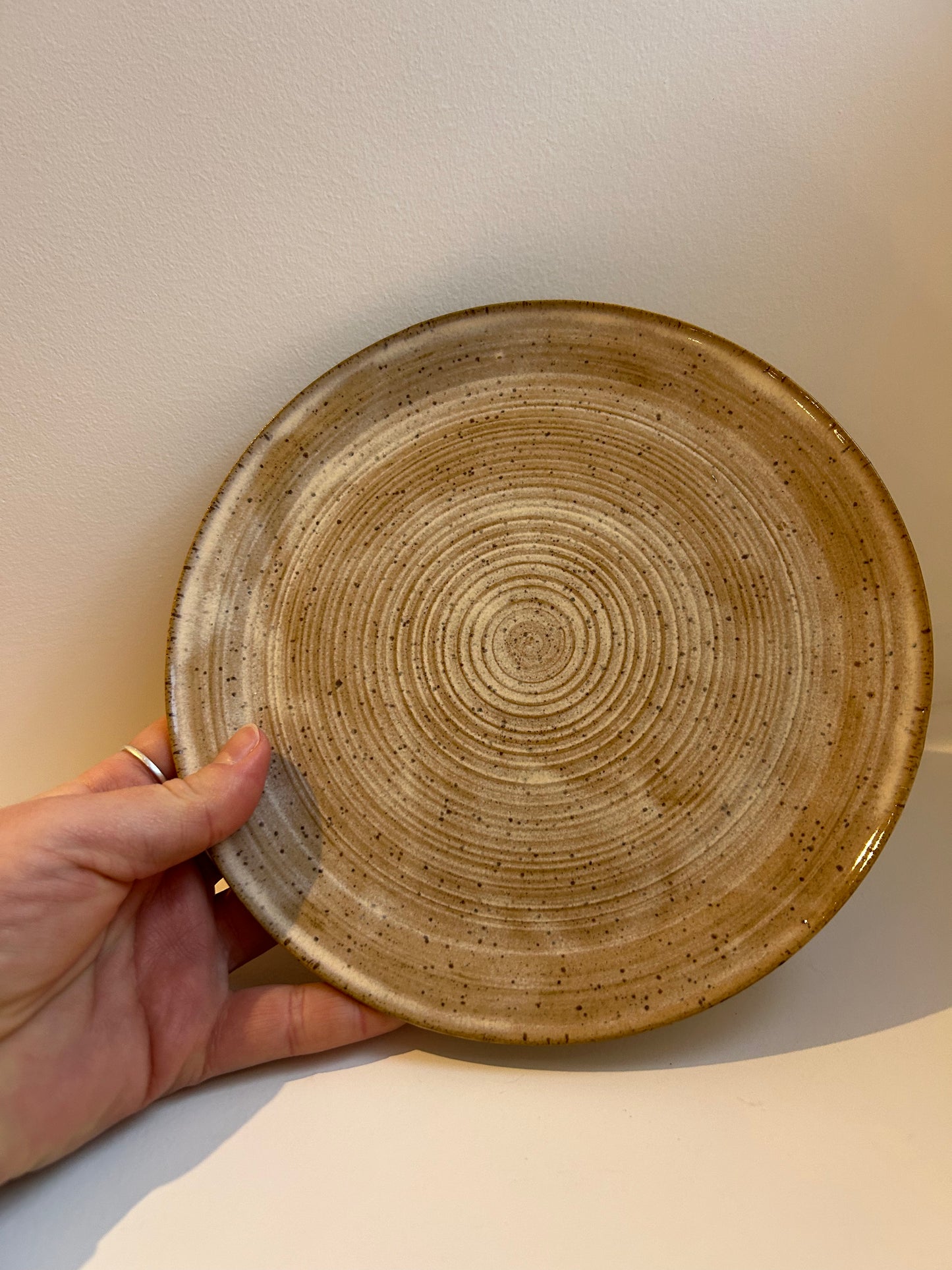 Rosewood Breakfast Plate Wider