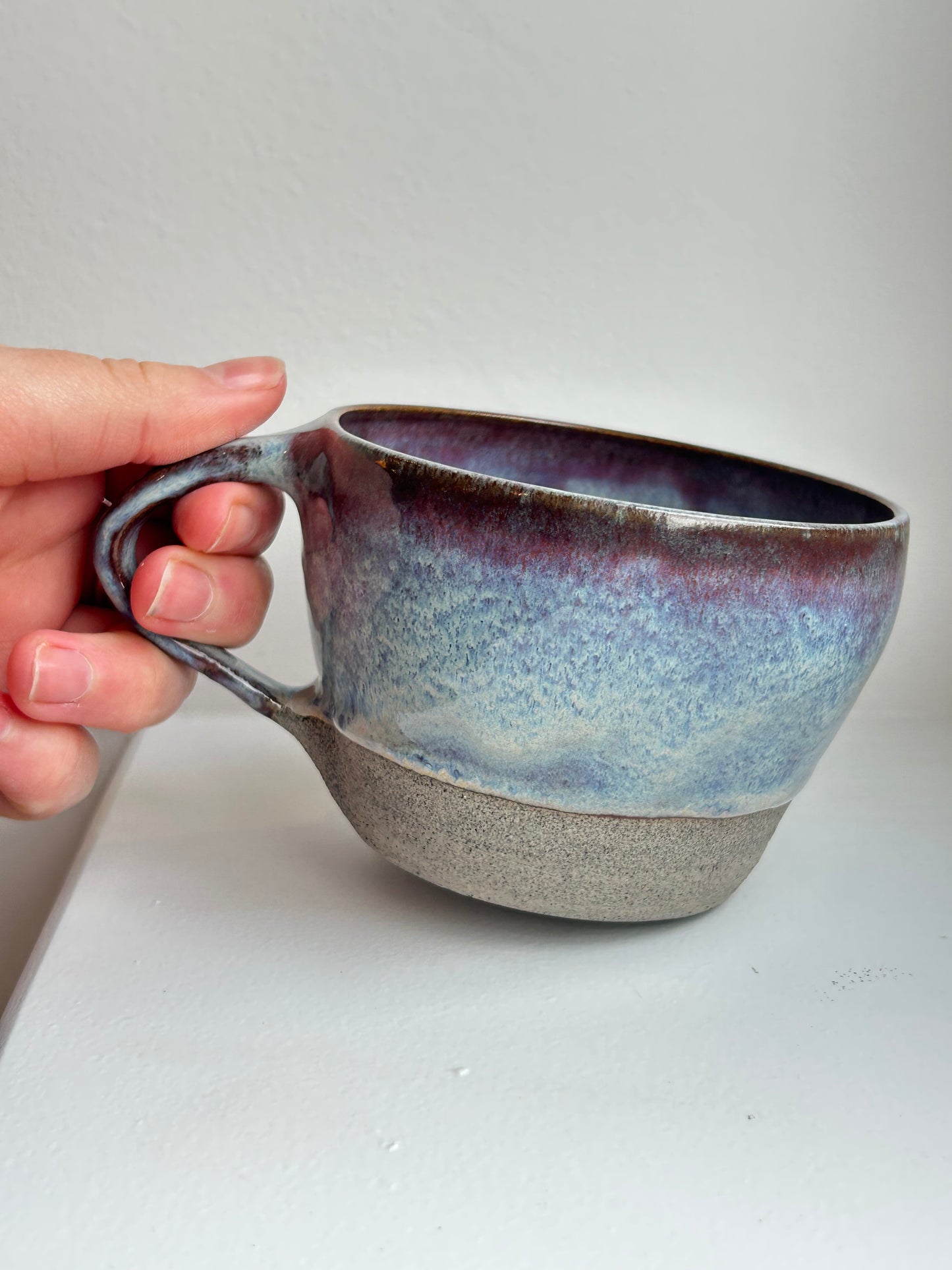 Mulberry Grey Medium Mug