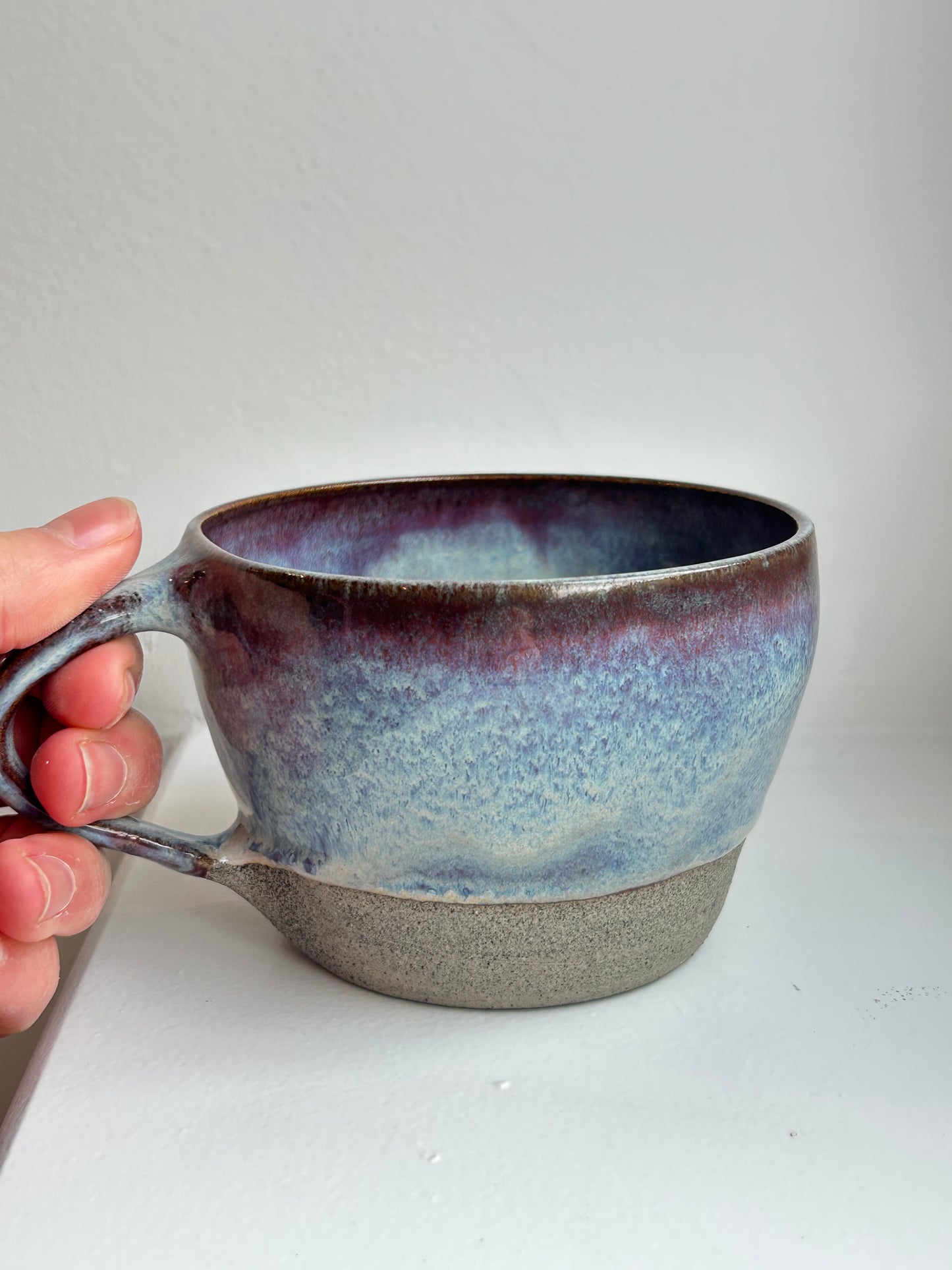 Mulberry Grey Medium Mug