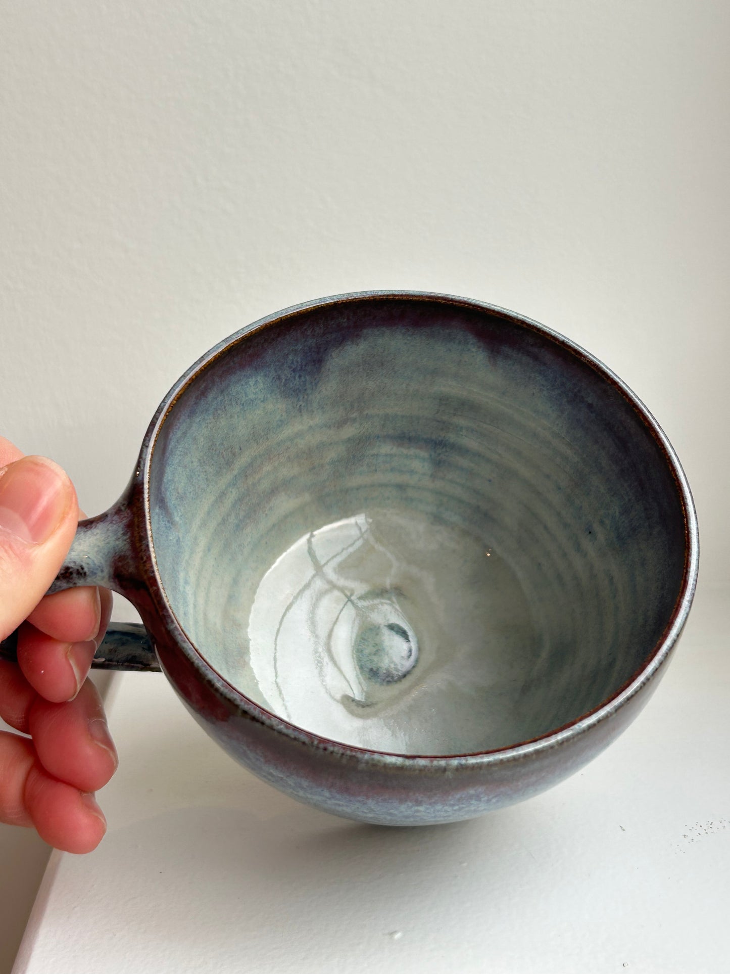Mulberry Grey Medium Mug