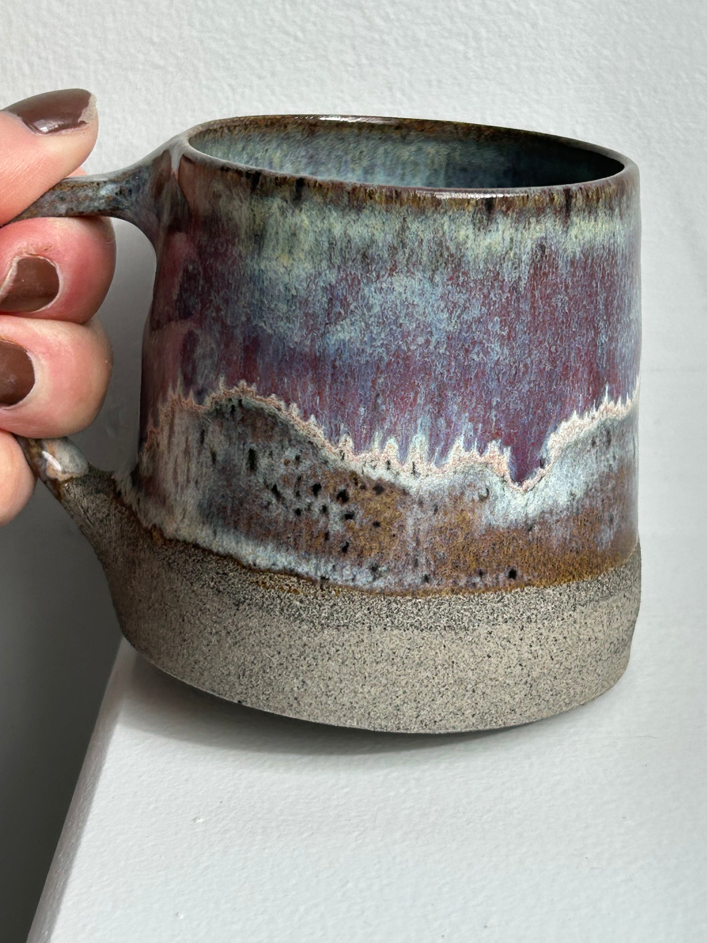 Mulberry Grey Small Mug