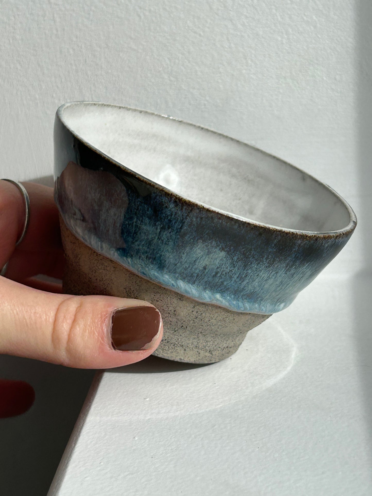 Blue Ocean Wave Dip Bowl Mini