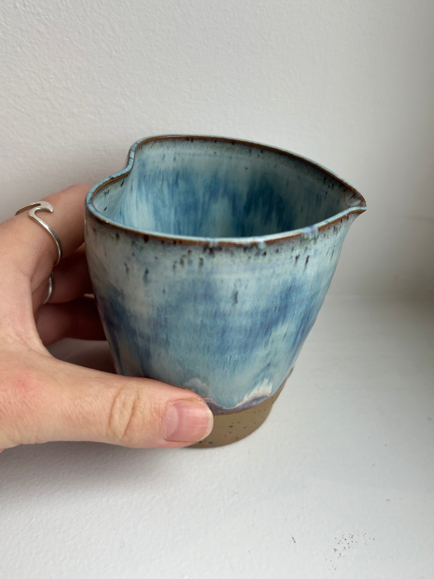 Blue Ocean Heart Jug