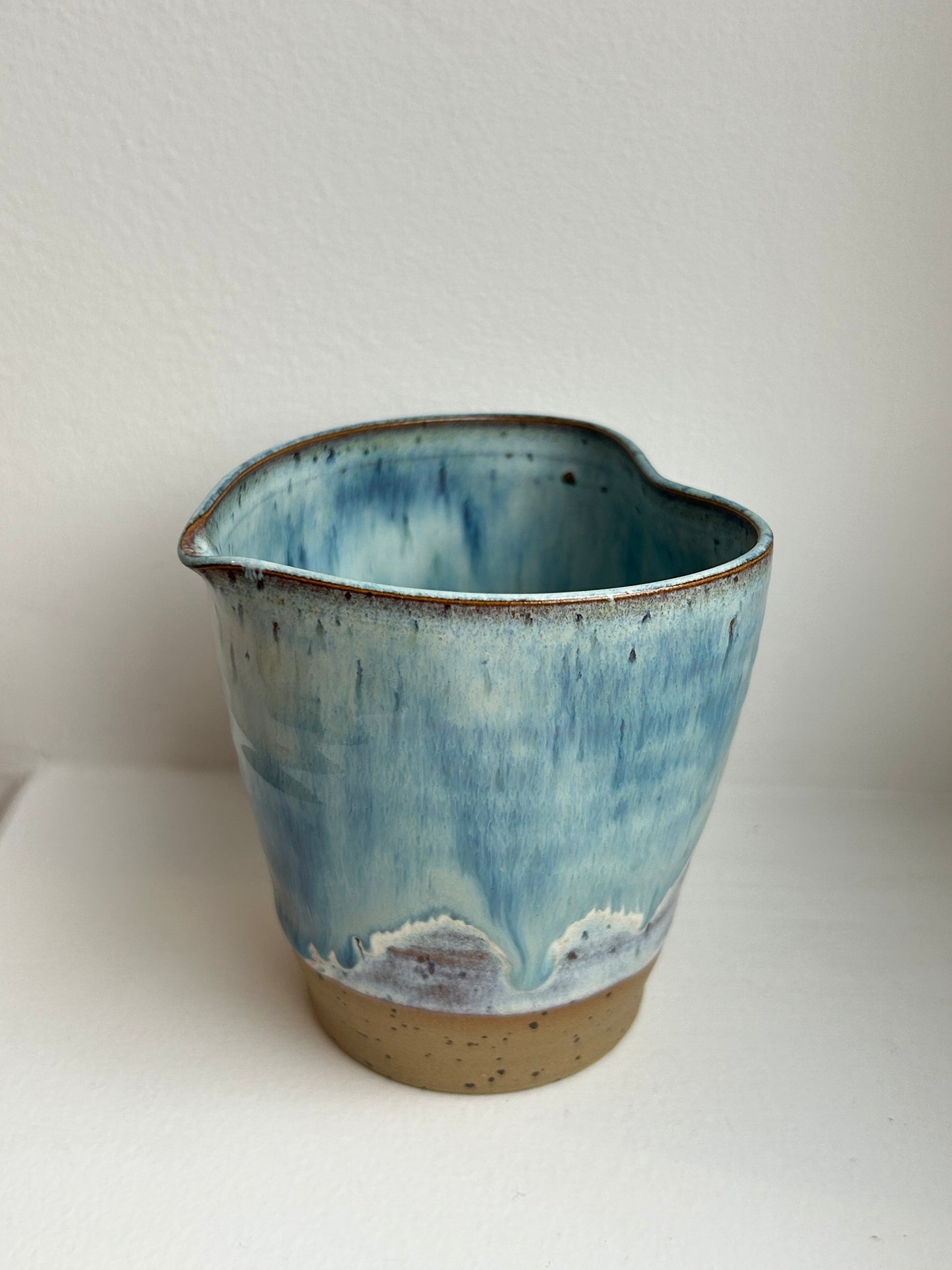 Blue Ocean Heart Jug