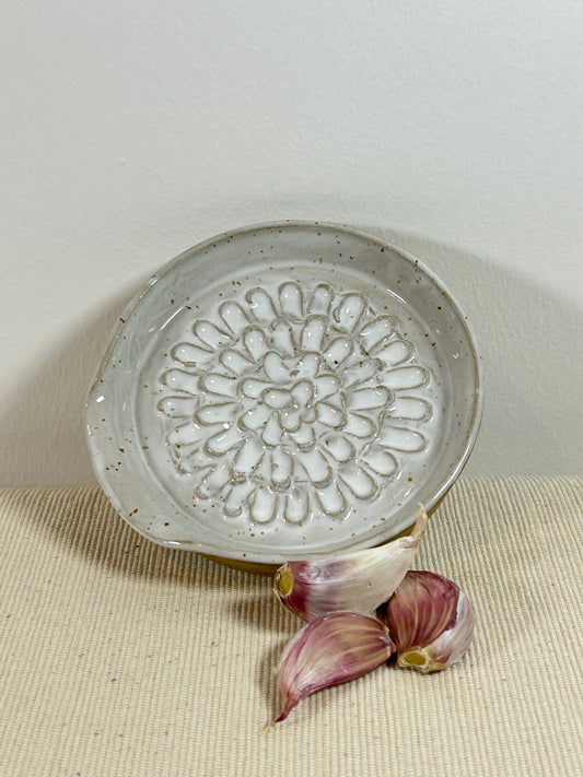 White Garlic Grater