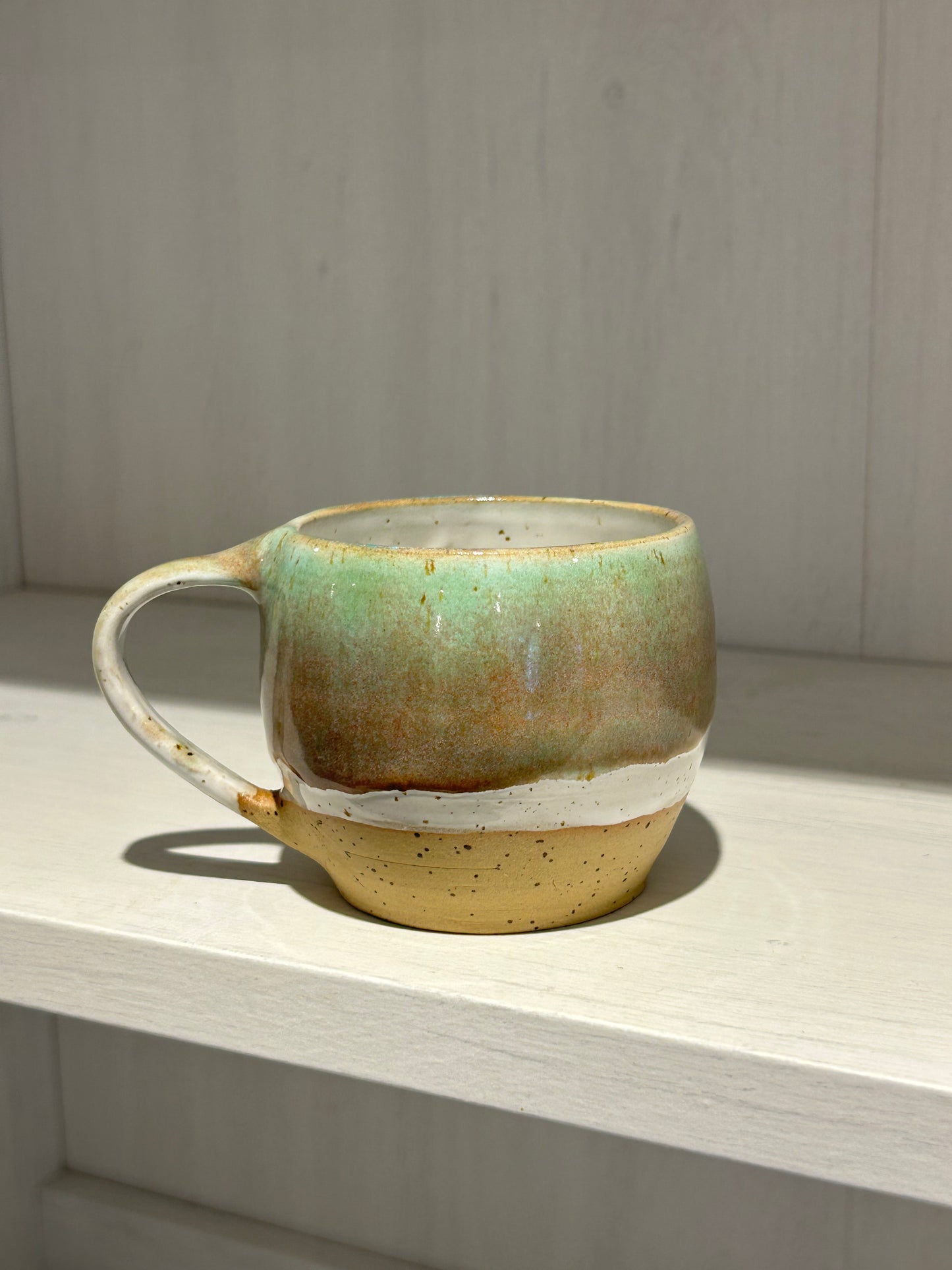 Mint Speckle Mug Shorter