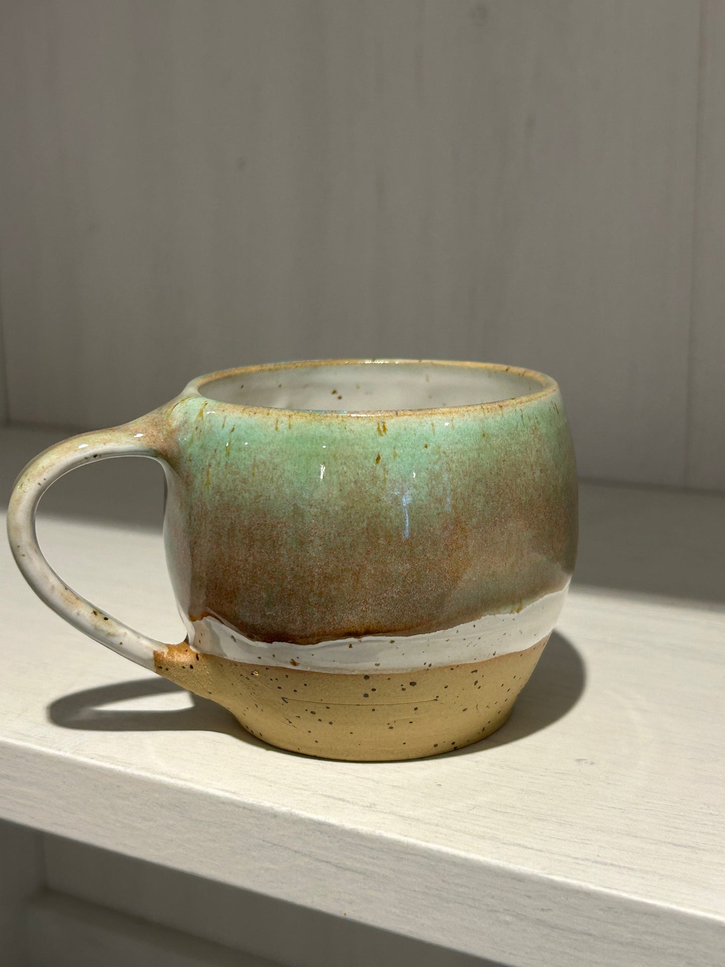 Mint Speckle Mug Shorter