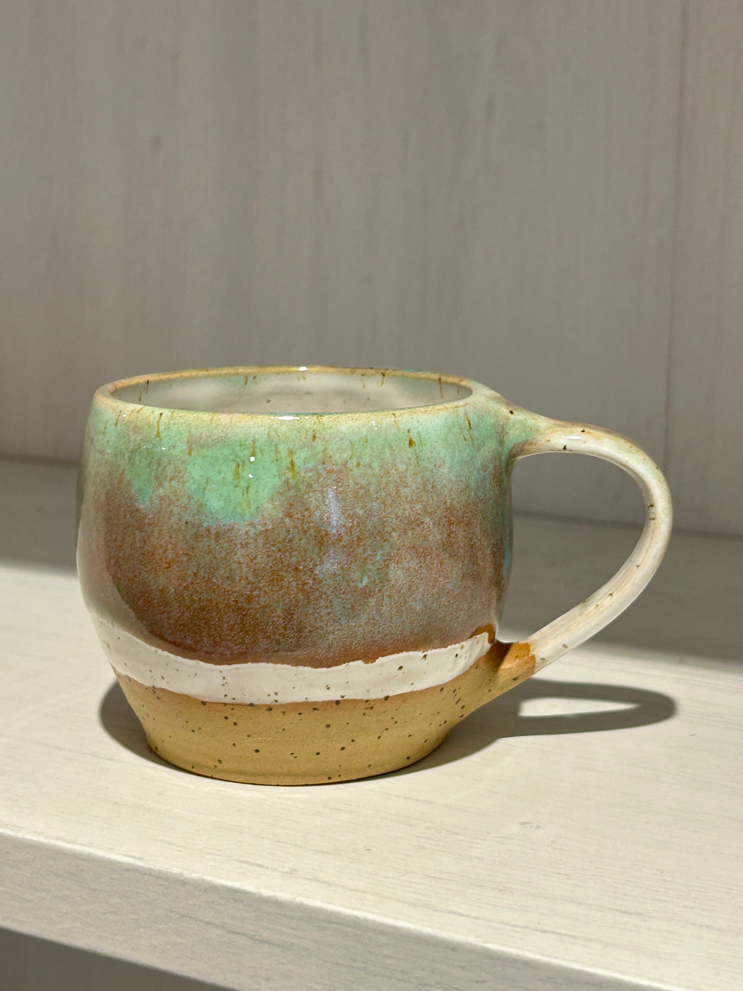 Mint Speckle Mug Shorter