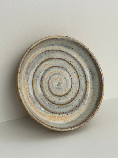 Honey Spiral Handmade Ceramic Soap Dish