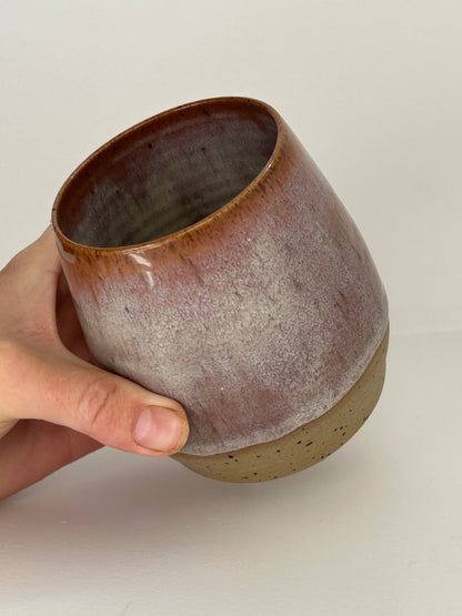 Speckled Plum Ceramic Tumbler