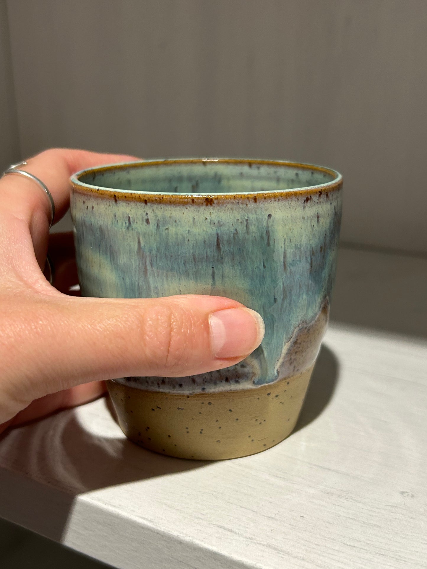 Sea Green Dimple Cup