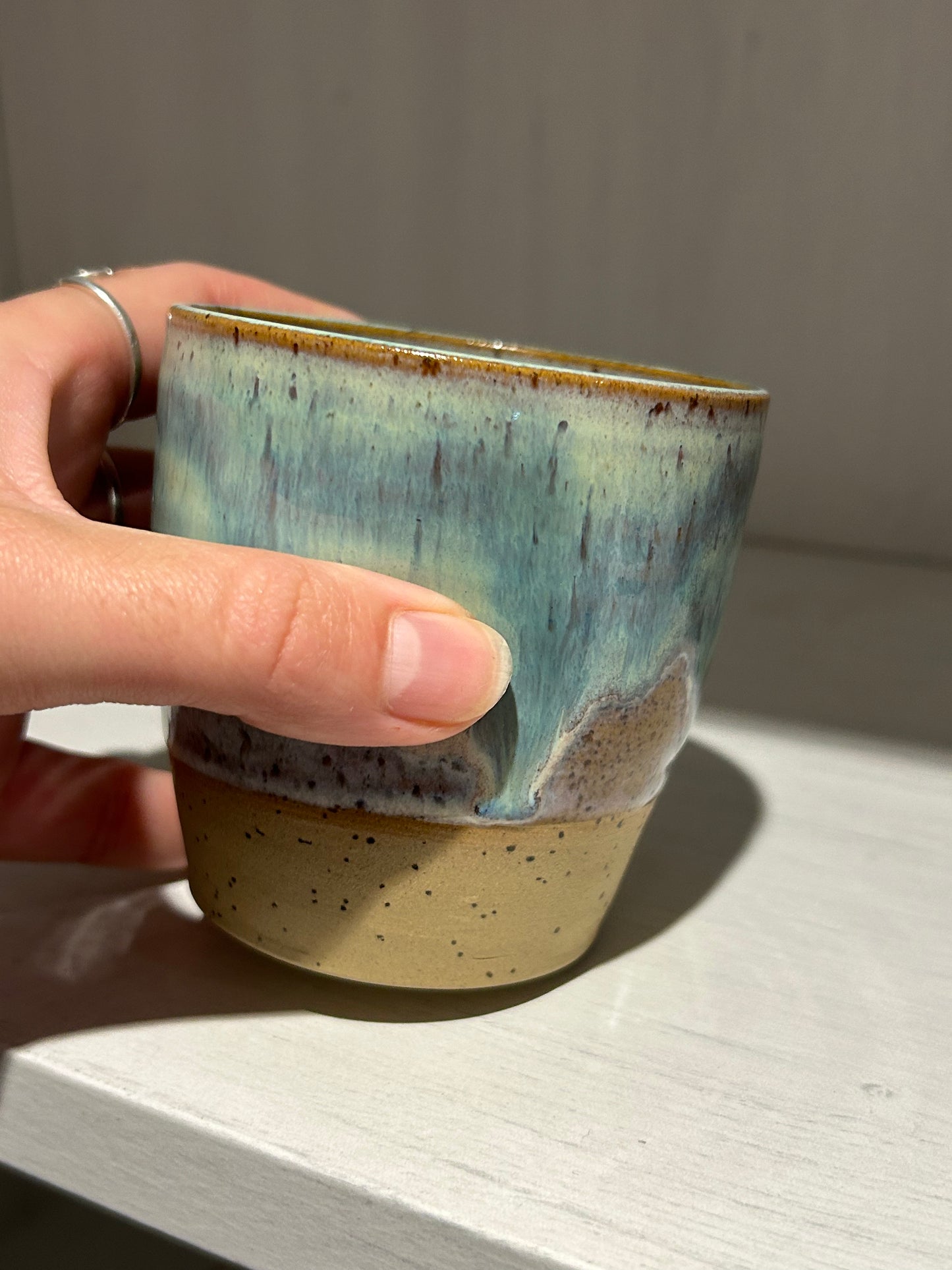 Sea Green Dimple Cup