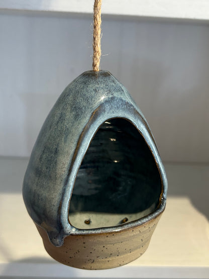 Blue Midnight Bird Feeder