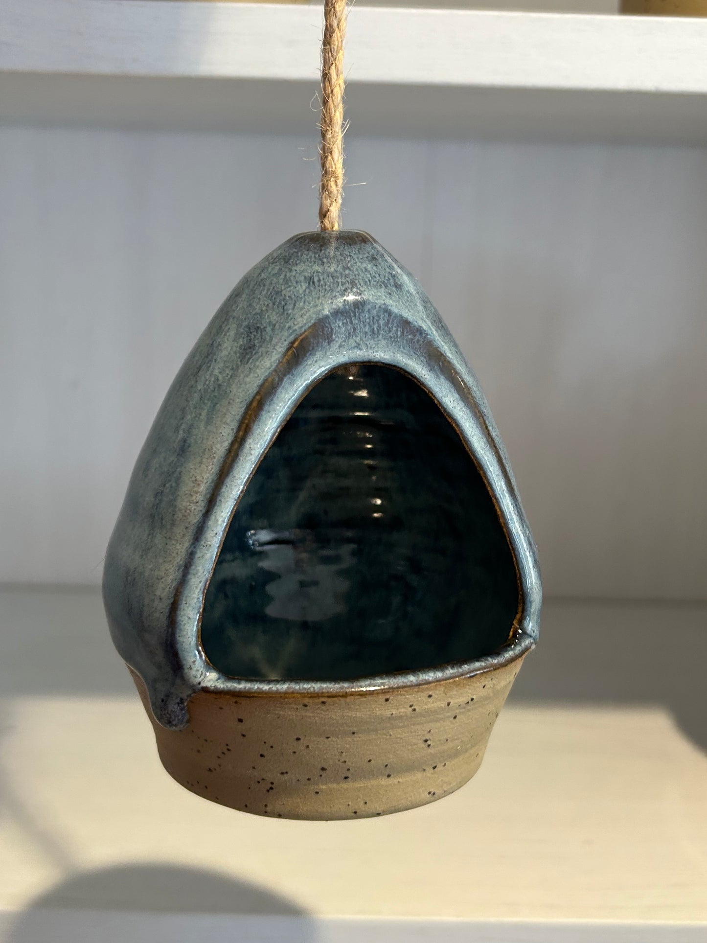 Blue Midnight Bird Feeder