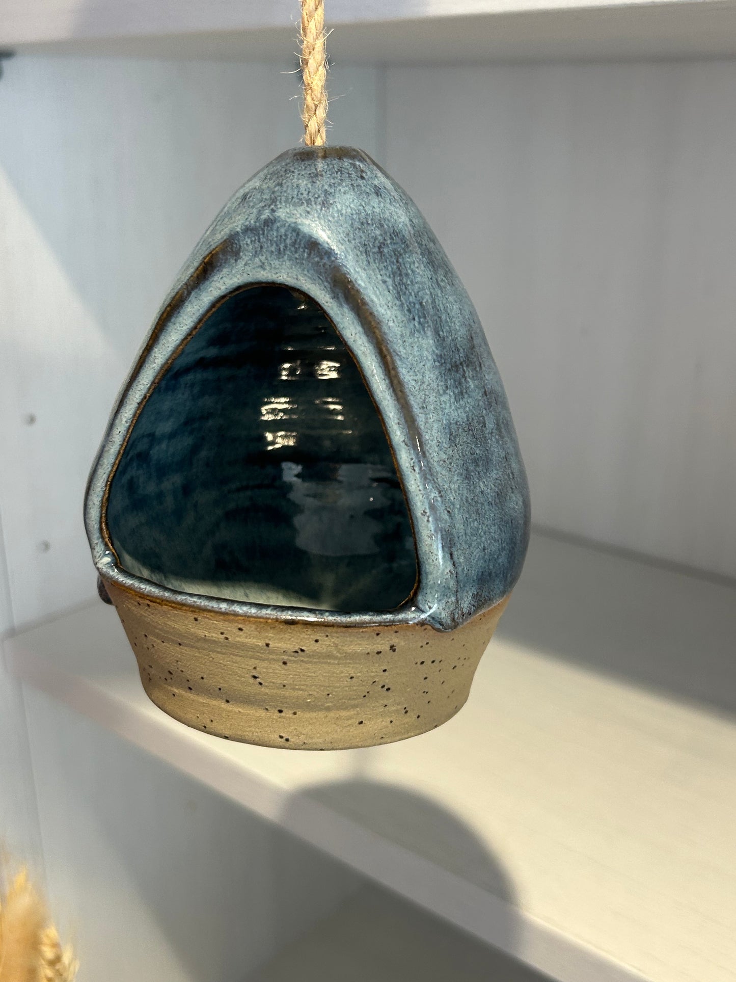 Blue Midnight Bird Feeder
