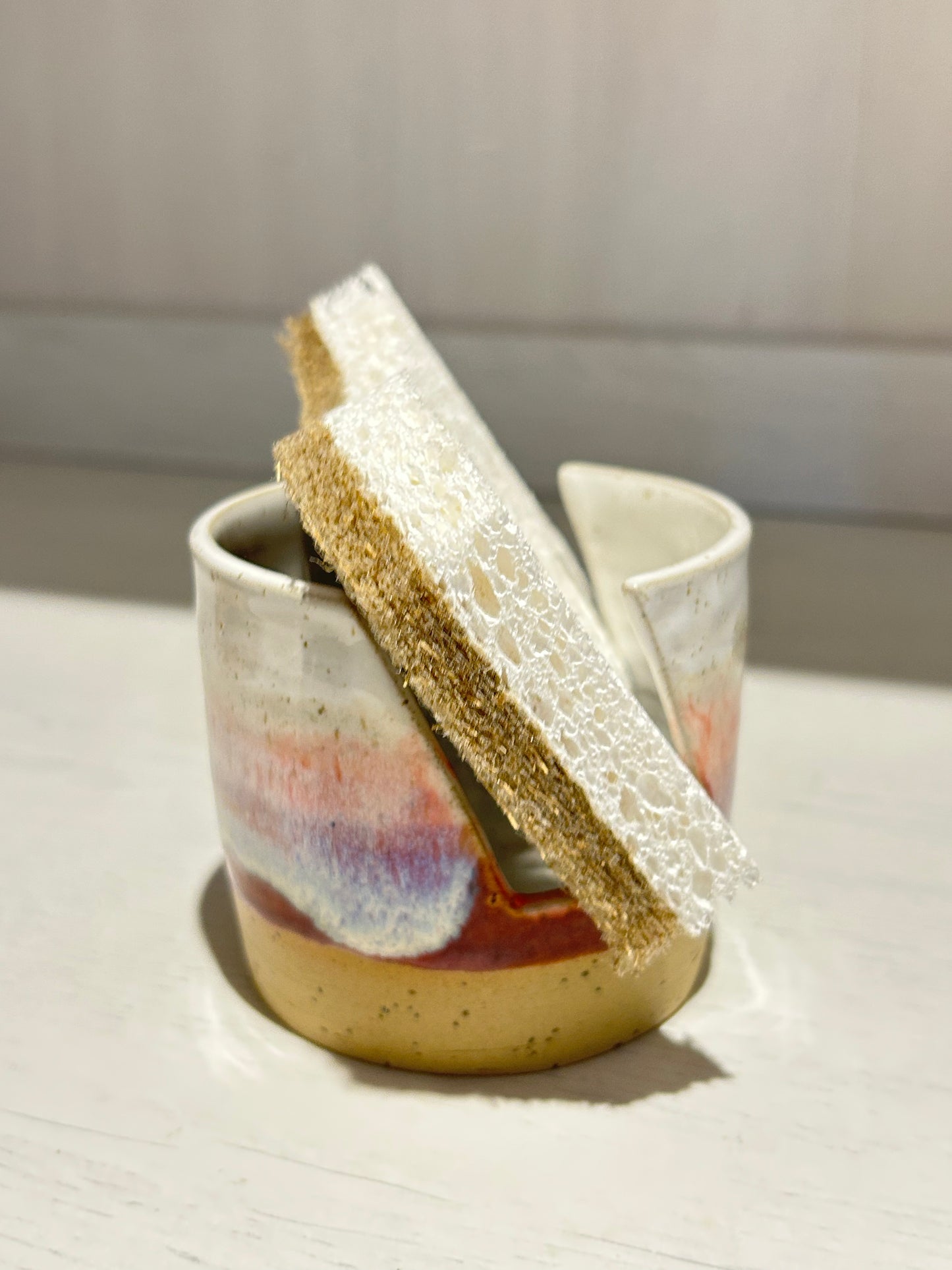 Crimson Sponge Holder
