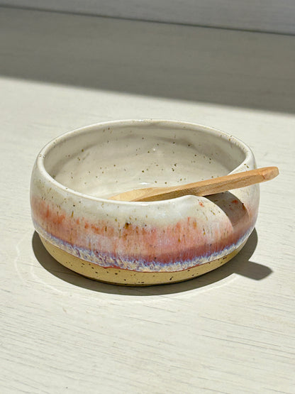 Crimson Salt/ Tea Bag Pot