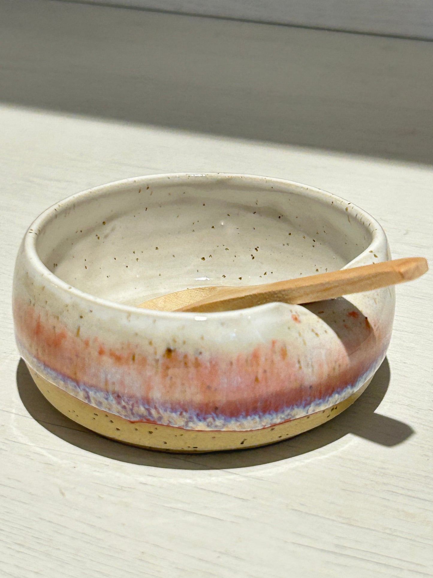 Crimson Salt/ Tea Bag Pot