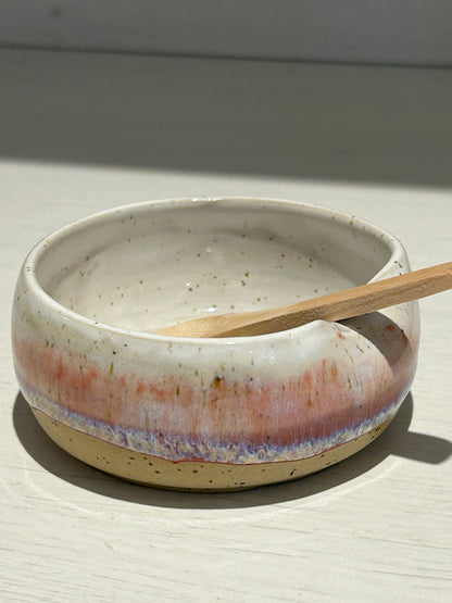 Crimson Salt/ Tea Bag Pot