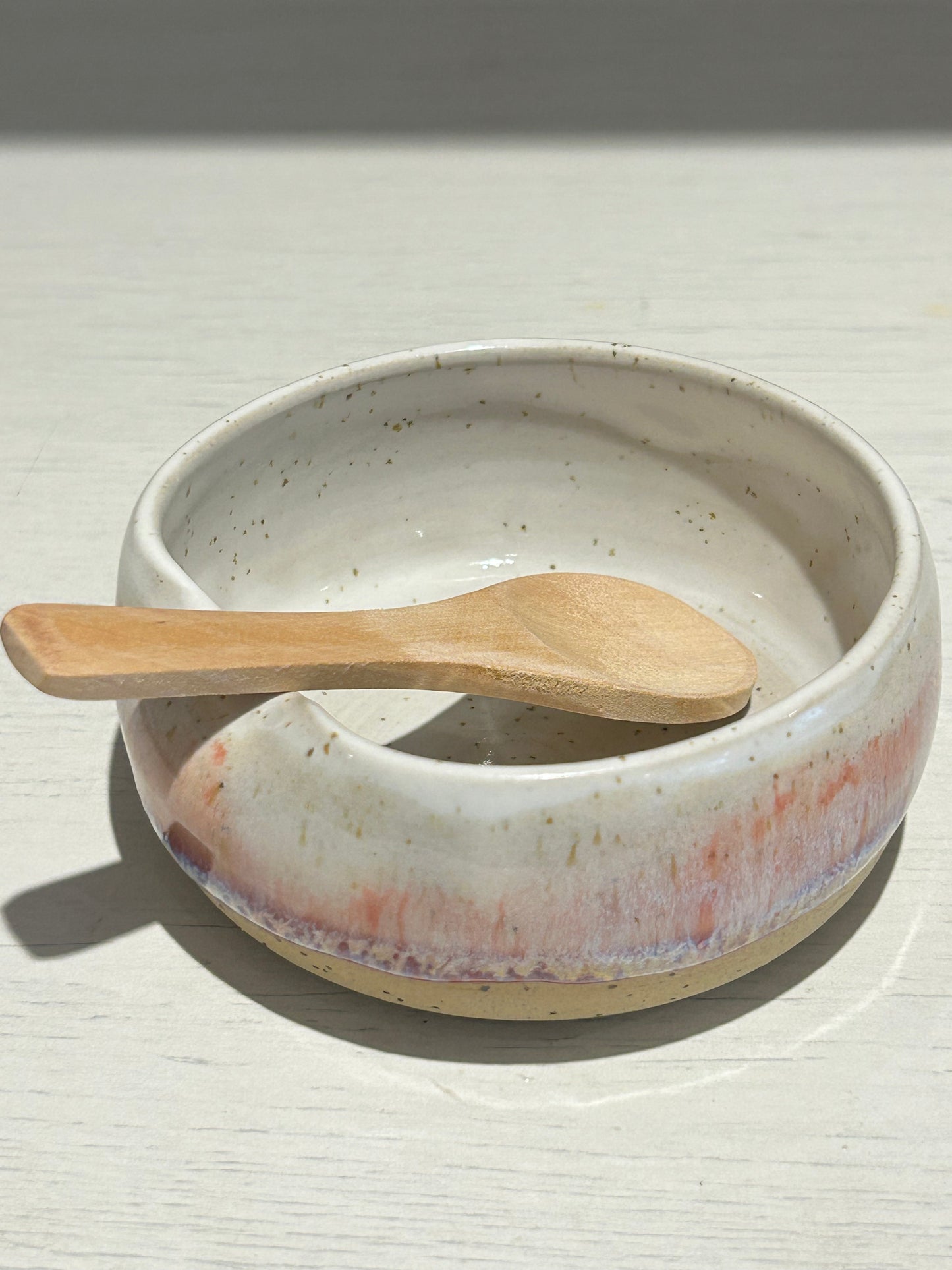 Crimson Salt/ Tea Bag Pot
