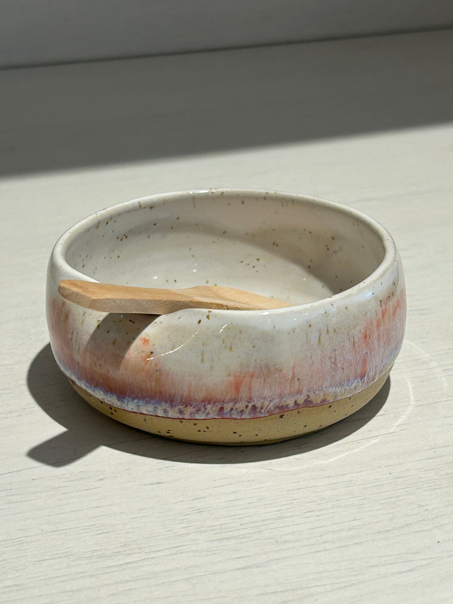 Crimson Salt/ Tea Bag Pot