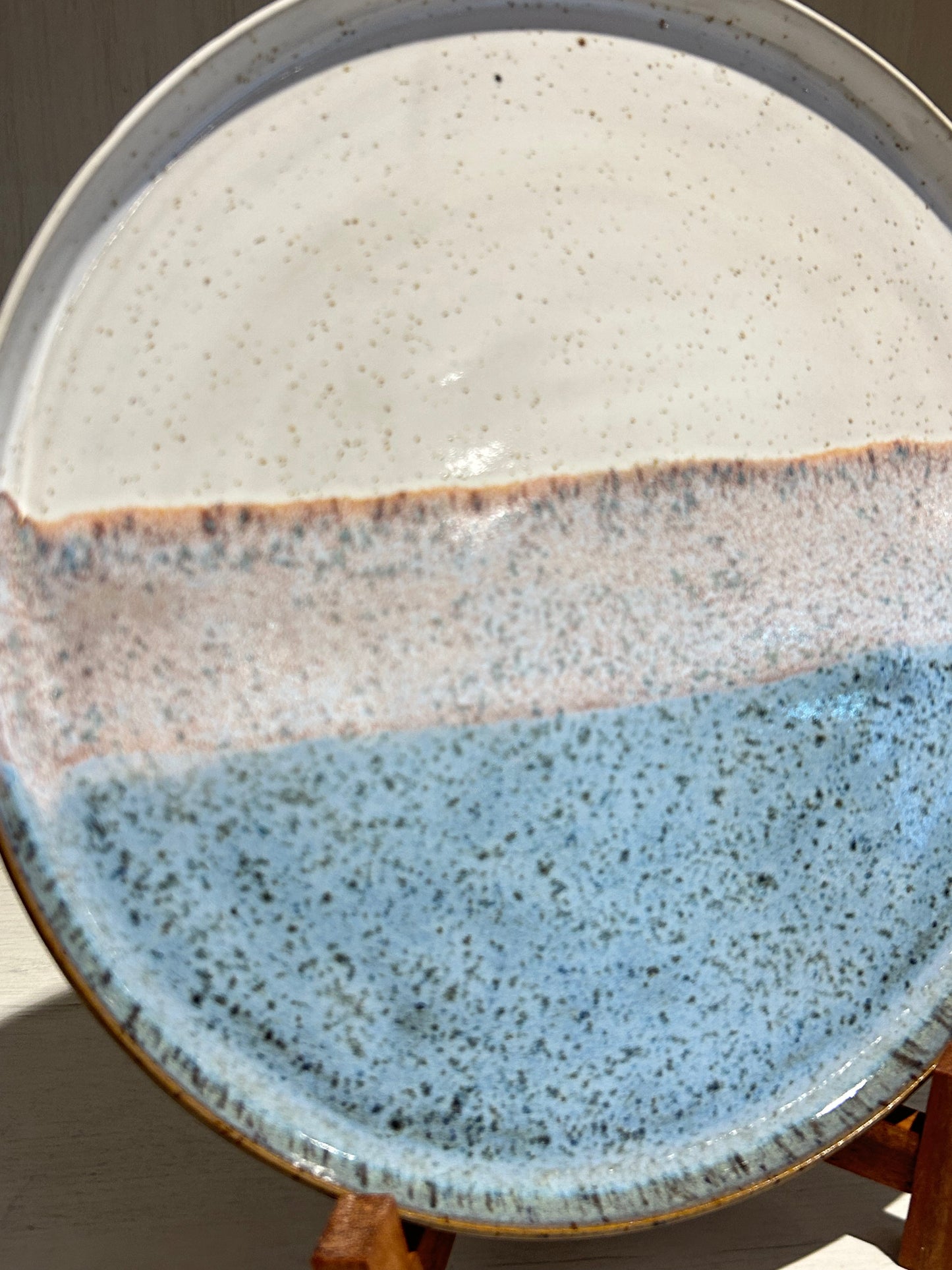 Pastel Blues Plate