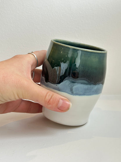 Dark Teal Tumbler Small Rounded