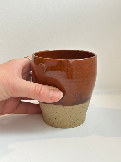 Burnt Sienna Dimple Cup