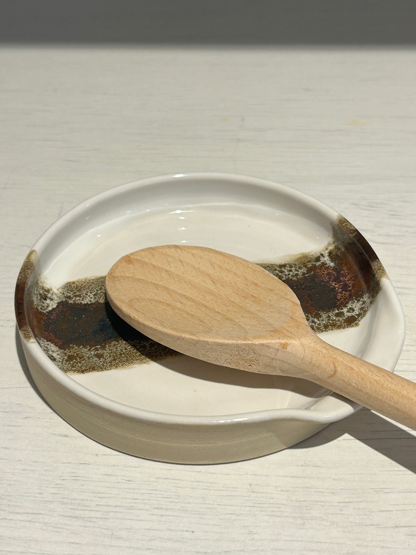 Copper Stream Spoon Rest