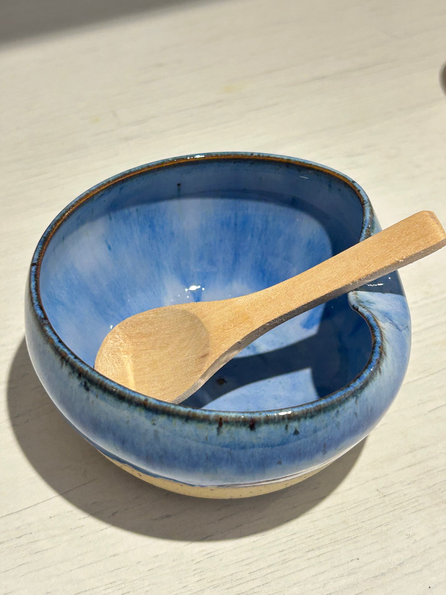 Indigo Salt/ Tea Bag Pot