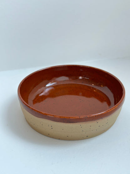 Burnt Sienna Tapas Dish (Taller)