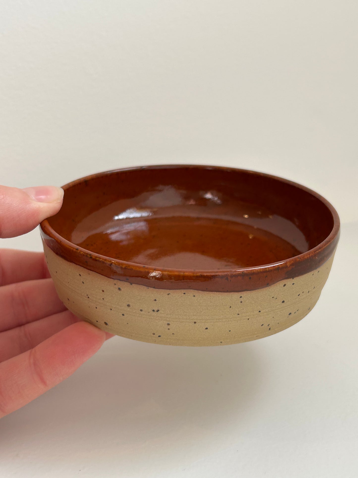 Burnt Sienna Tapas Dish (Taller)