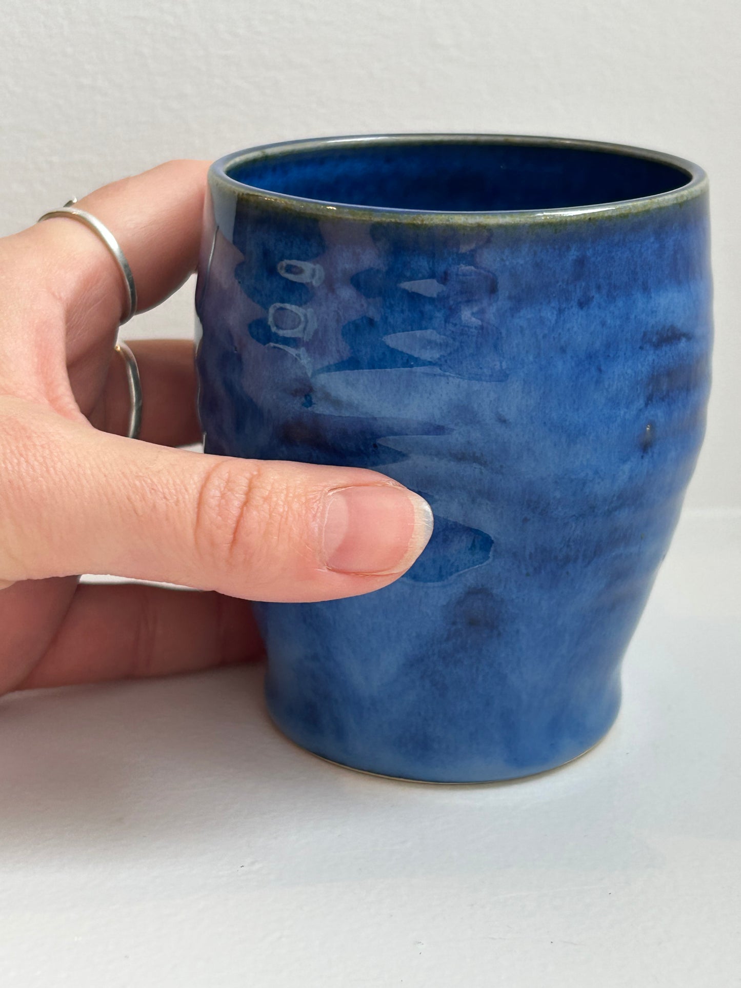 Blue Lagoon Dimple Cup