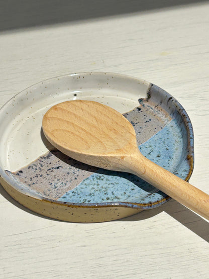 Pastel Blues Spoon Rest