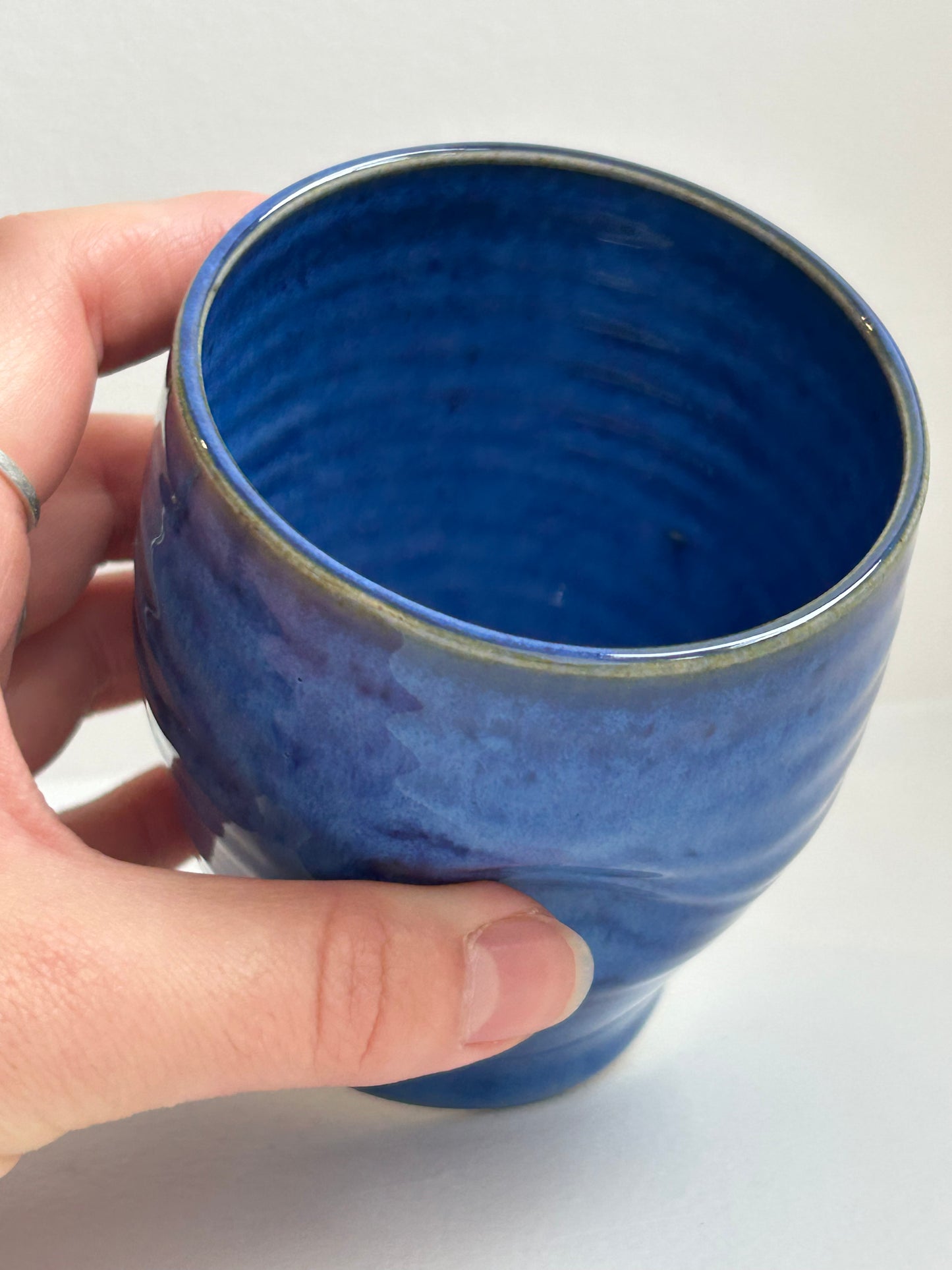 Blue Lagoon Dimple Cup