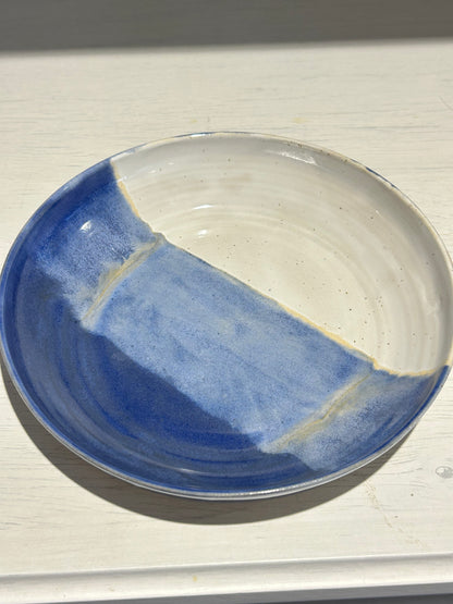 Indigo Shallow Bowl