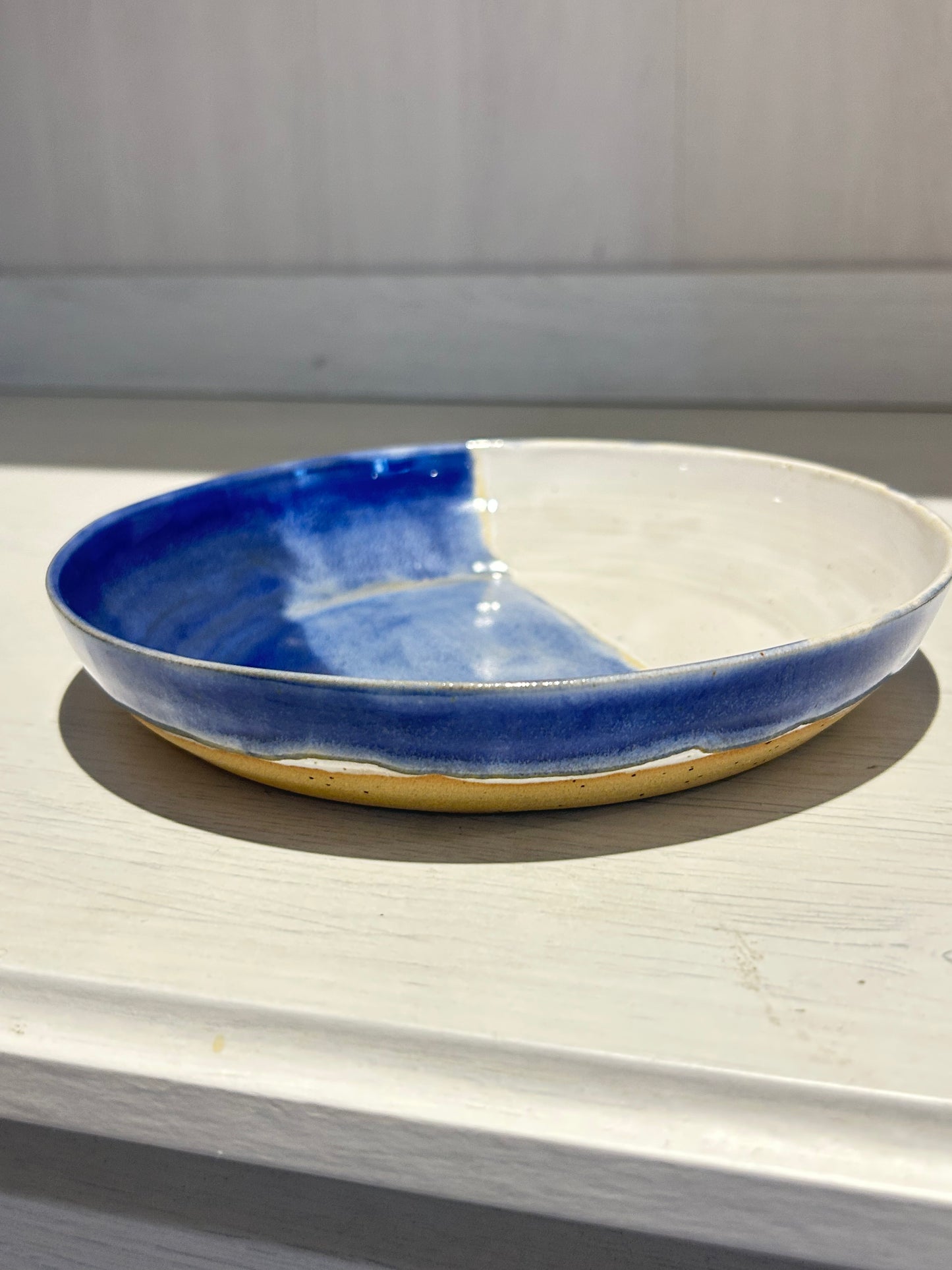 Indigo Shallow Bowl